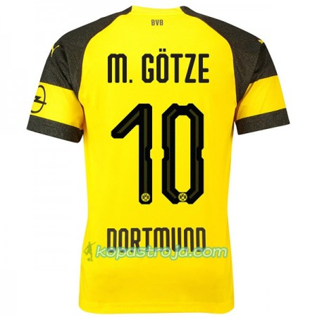 Billiga Fotbollströjor Borussia Dortmund M.Gotze 10 Hemma tröja 2018/19 Kortärmad